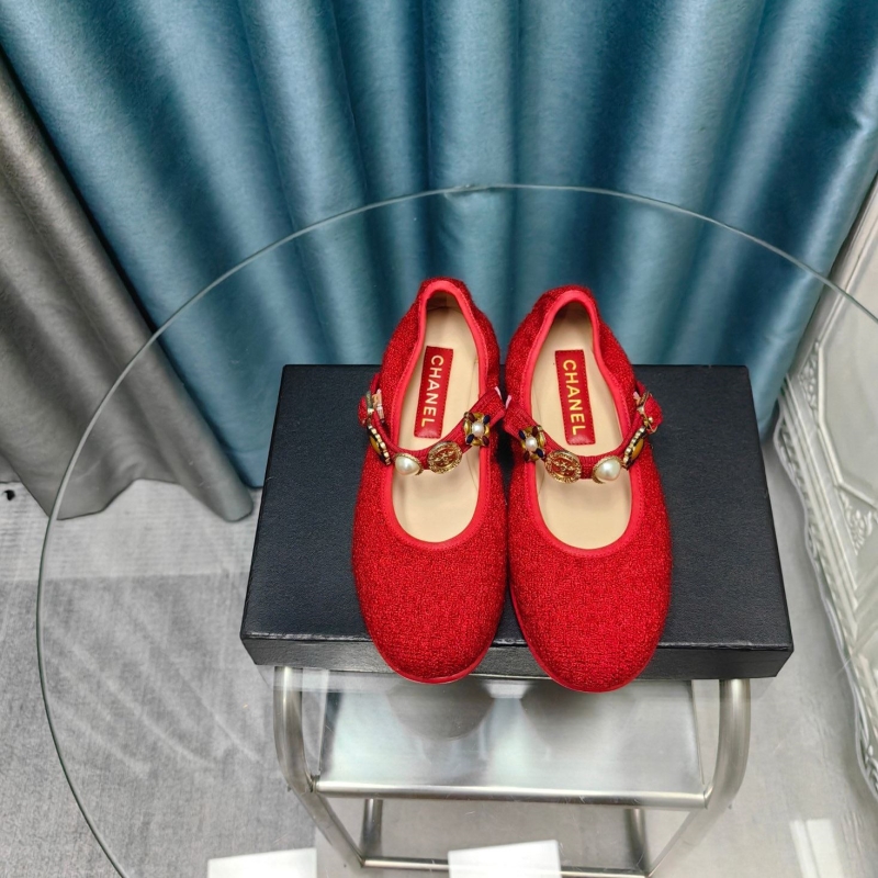 Ch*el flat shoes